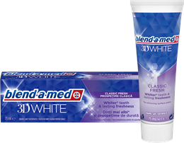 Blend-A-Med fogkrém 75 ml 3D White Classic Fresh