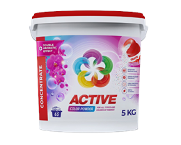 Active mosópor 5 kg Color vödrös (65 mosás)