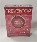 Preventor óvszer - 3db-os - Tutti frutti