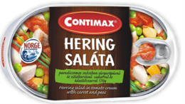 Contimax Heringsaláta Parad. szósz+zöld 170g