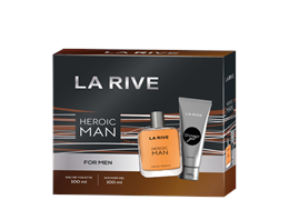 La Rive ffi tusos díszdoboz - Heroic Man - 75/90/100 ml EDT + 100 ml tusfürdő