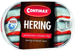 Contimax Hering Filé 170g Paradicsomos szószban