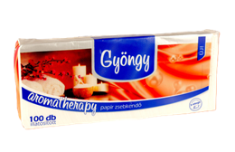 GYÖNGY papírzsebkendő 3 rét. 100db AROMATHERAPY