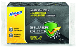 HEWA SILVERBLOCK formázott konyhai szivacs 2db