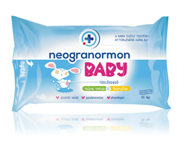 NEOGRANORMON Baby törlőkendő 55 lap