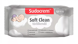 SUDOCREM törlőkendő 55 lap Soft clean