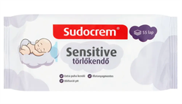 SUDOCREM törlőkendő 55 lap Sensitive