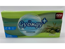 Gyöngy+Prémium Olive zsebkendő 3r.