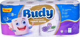 Budy Toalett papír Levendula 3r. 8 tek.