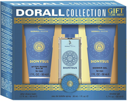 Dorall díszdoboz 3 db-os férfi Dionysus (30ml edt + 50ml tusfürdő + 50ml after shave balzsam)