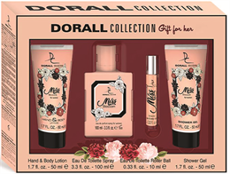 Dorall díszdoboz 4 db-os női Miss Blossom (100ml edt + 10ml roll on + 50ml tusfürdő + 50ml kéz és te