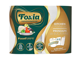 FOXIA Házt. papírtörlő 2tek. 3 rét. 144 lap ZÖLD