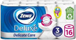 Zewa Deluxe toalettpapír 3 rétegű 16 tekercs Delicate Care