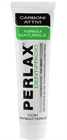 Perlax fogkrém 100 ml anti-stain black gel active charcoal, antibacterial