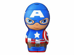 Captain America 2D Tusfürdő és Sampon 400 ml (Amerika Kapitány)