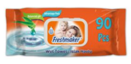 FRESHMAKER NEDVES TÖRLŐKENDŐ 90lap AVANTAJ BABY ZÁRHATÓ KUPAK