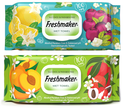 FRESHMAKER NEDVES TÖRLŐKENDŐ 100 lap FRUIT KUPAKOS