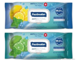 FRESHMAKER ANTIFUNGAL NEDVES TÖRLŐKENDŐ 120 LAP