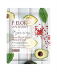 PIELOR VI Facial Sheet Arcmaszk Avokádó 25ml Repairing