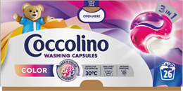 COCCOLINO Mosókapszula Color 26db